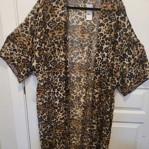 Love & Legend Animal Print Cover Up